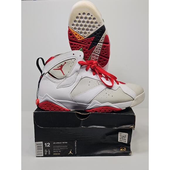 Size 12 - Air Jordan 7 Retro 2015 Hare 304775-125 VERY GOOD WITH BOX main image 5